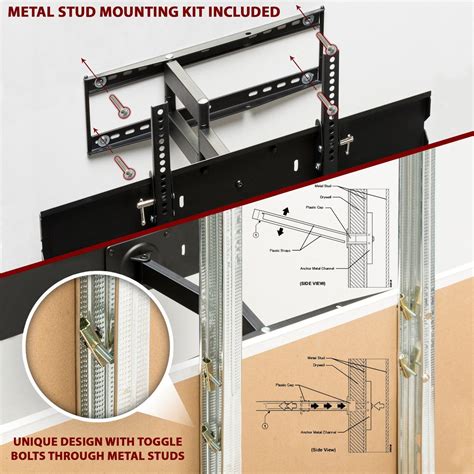 mounting tv bracket to metal studs|mounting tv on stud wall.